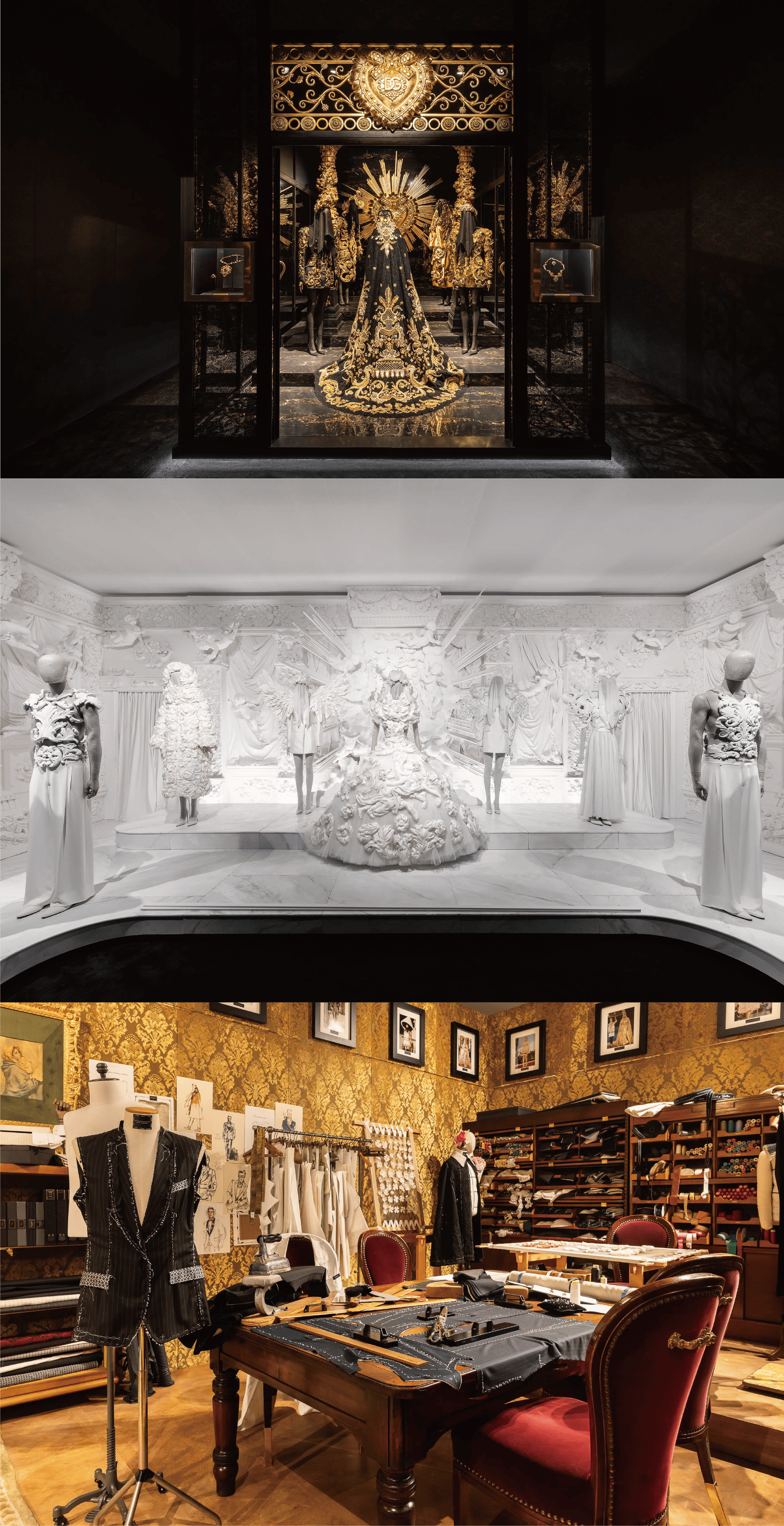 돌체앤가바나가 2025년 1월 10일부터 3월 31일까지 프랑스 그랑 팔레에서 전시 <From the Heart to the Hands : Dolce&Gabbana>를 개최